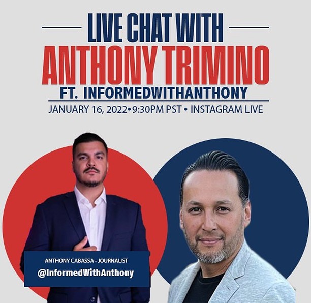 Live this Sunday! Anthony and Anthony.